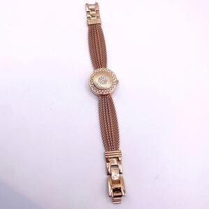 Anne Clain Locket Secret Watch Gold Tone 7 Inches